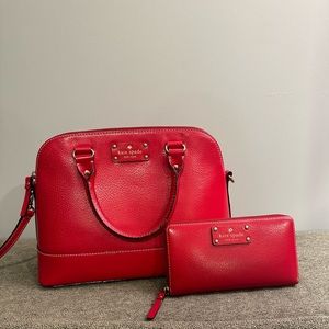 Kate Spade matching purse and wallet